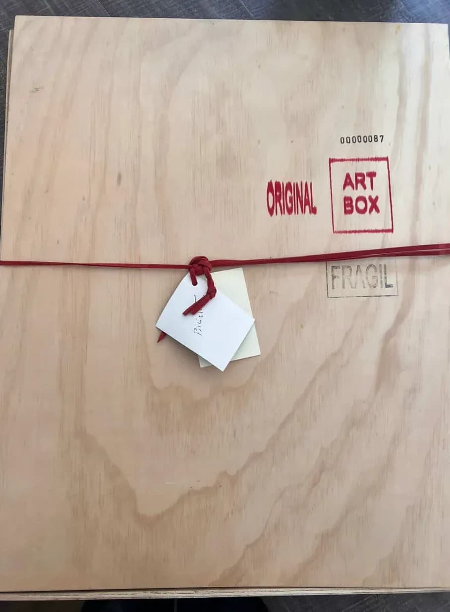 Grabado glicee del artista Carlos Eguiguren.