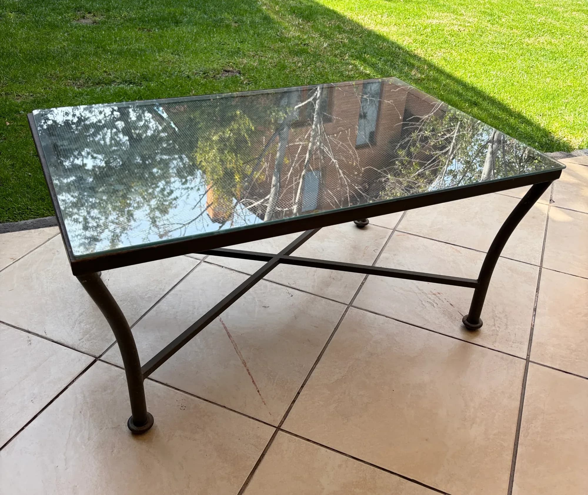 Mesa de centro para terraza.