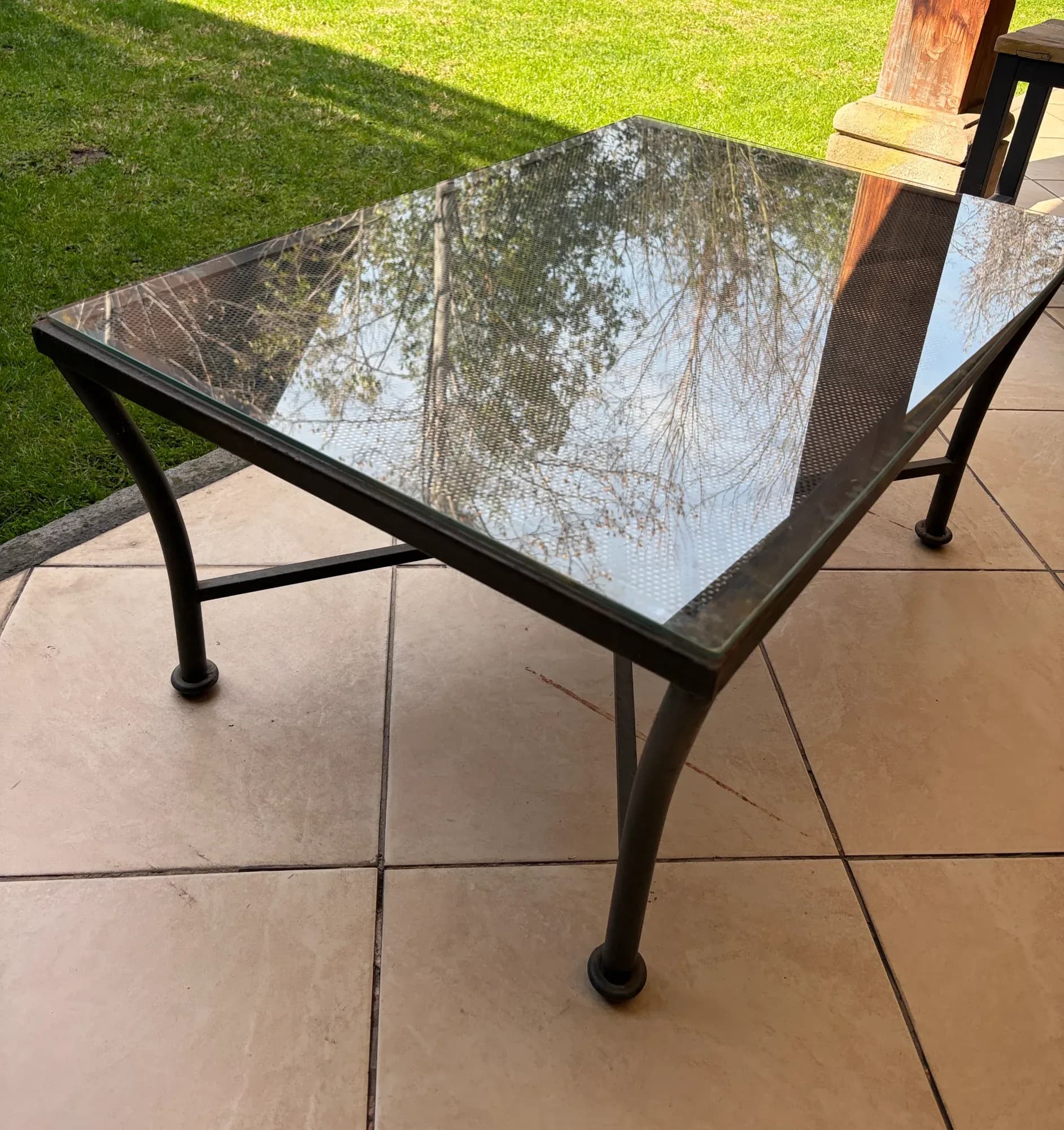 Mesa de centro para terraza.