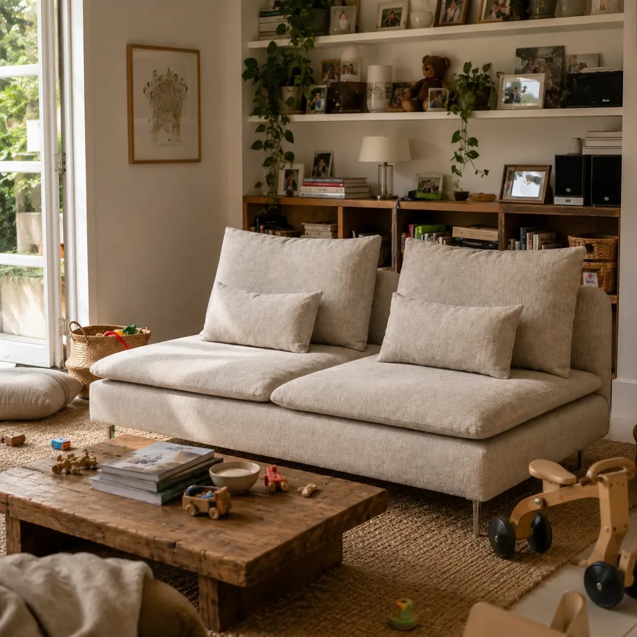Sofa Ikea.